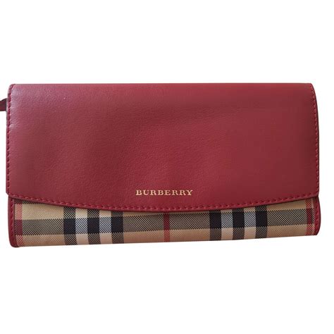 red patent leather burberry wallet|burberry leather bifold wallet.